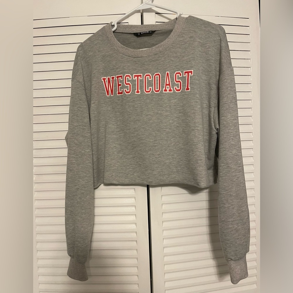 Shein Westcoast Cropped Crewneck